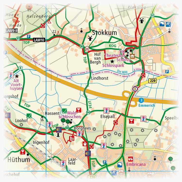 Produktbild: A N K E, Arnhem - Nijmegen - Kleve - Emmerich 1:50 000