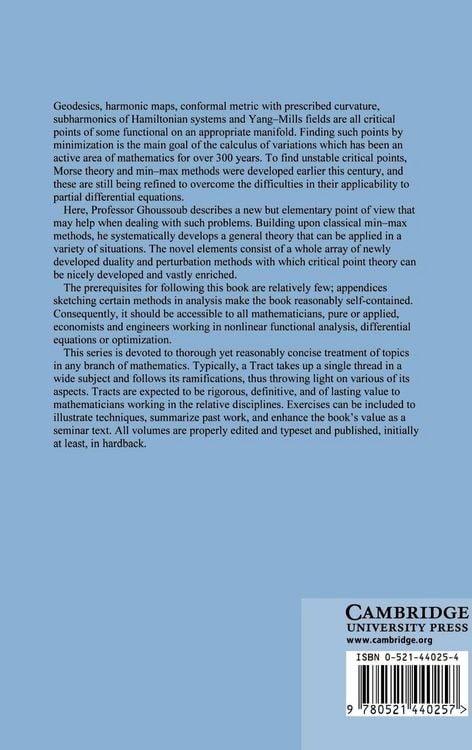 Produktbild: Duality and Perturbation Methods in Critical Point Theory