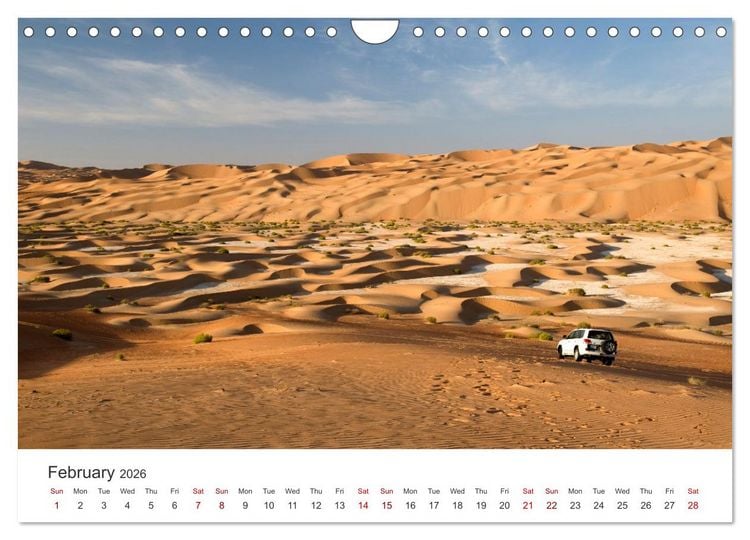 Produktbild: Desert dunes in Abu Dhabi (Wall Calendar 2026 DIN A4 landscape), CALVENDO 12 Month Wall Calendar