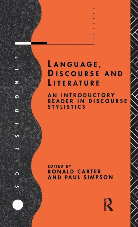 Produktbild: Language, Discourse and Literature