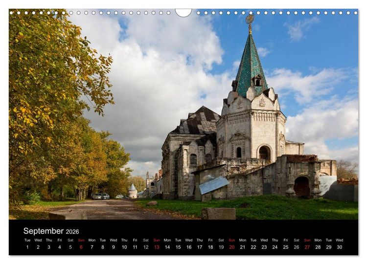 Produktbild: Monuments of Russia 2026 (Wall Calendar 2026 DIN A3 landscape), CALVENDO 12 Month Wall Calendar