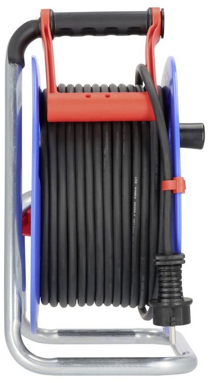 Produktbild: Brennenstuhl 1208230 Kabeltrommel 50 m Schwarz Schutzkontakt-Stecker