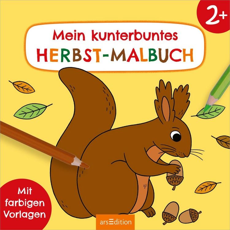 Produktbild: Malbuch ab 2 &ndash; Mein kunterbuntes Herbst-Malbuch
