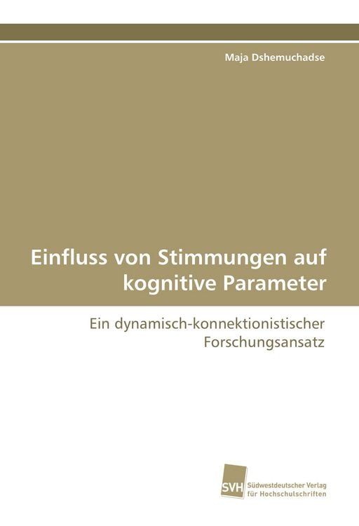 Produktbild: Einfluss von Stimmungen auf kognitive Parameter