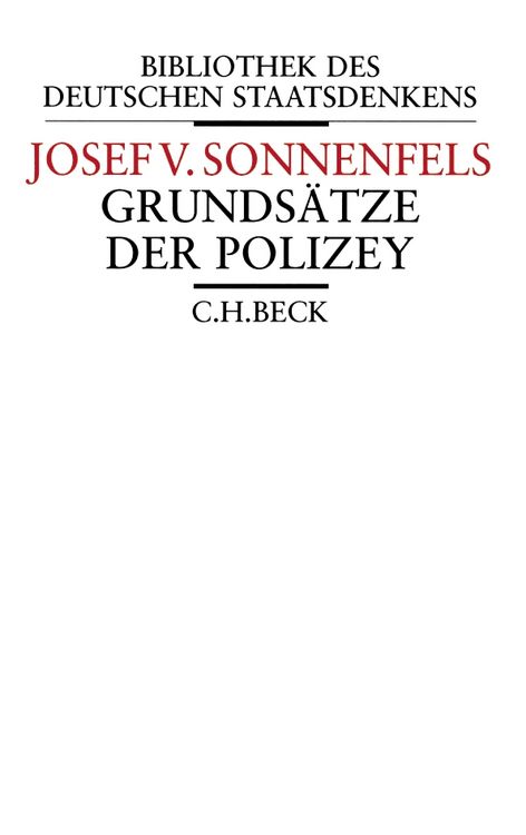 Produktbild: Grunds&auml;tze der Polizey