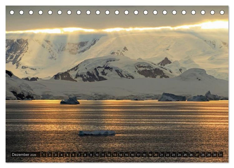 Produktbild: Antarktis - viaje.ch (Tischkalender 2026 DIN A5 quer), CALVENDO Monatskalender