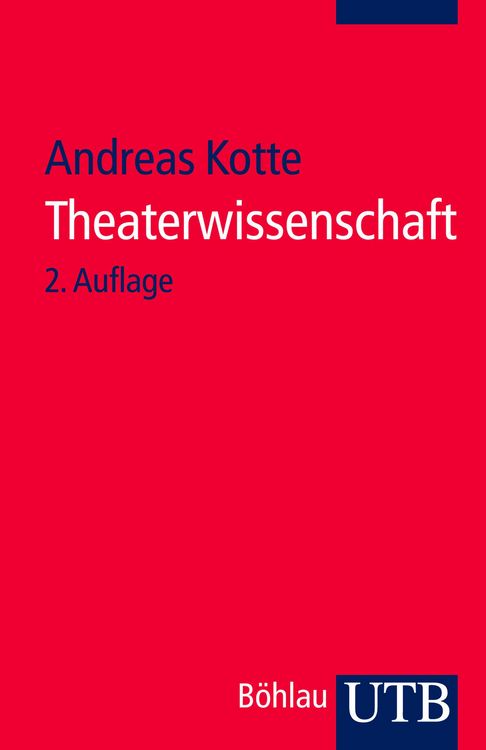 Produktbild: Theaterwissenschaft