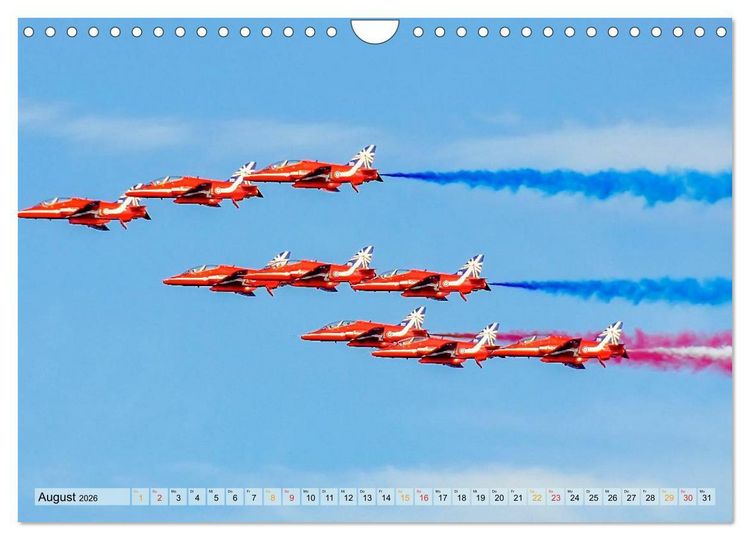 Produktbild: Flugschau - frei sein (Wandkalender 2026 DIN A4 quer), CALVENDO Monatskalender