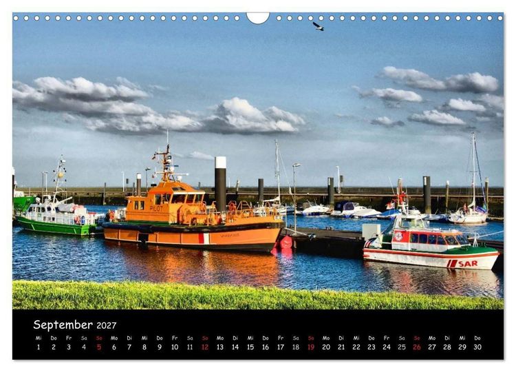 Produktbild: Wilhelmshaven (Wandkalender 2027 DIN A3 quer), CALVENDO Monatskalender