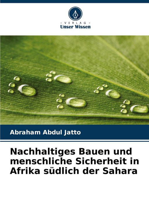Produktbild: Nachhaltiges Bauen und menschliche Sicherheit in Afrika s&uuml;dlich der Sahara