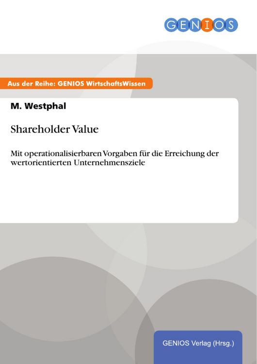 Produktbild: Shareholder Value