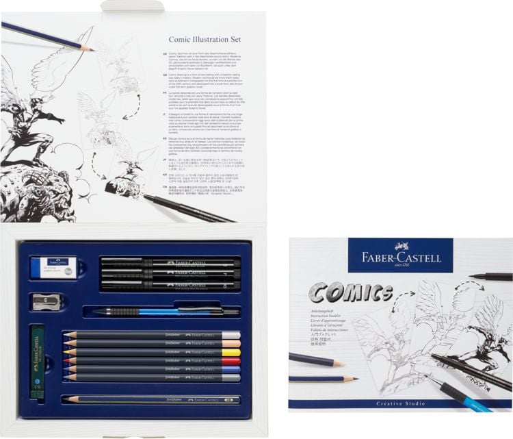 Produktbild: Faber-Castell Comic Illustration Set, 15 teilig