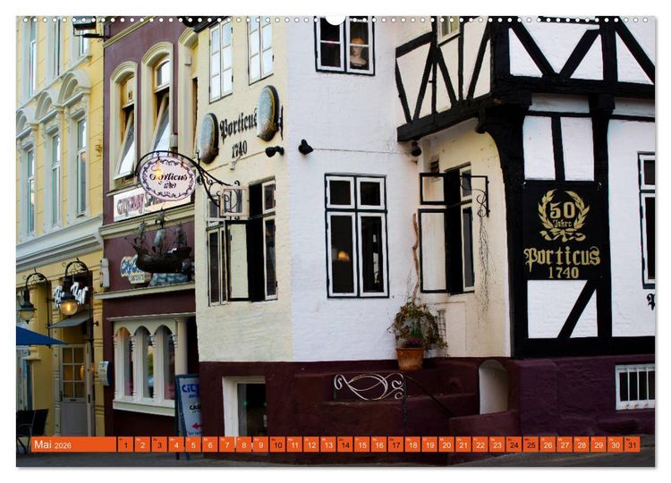 Produktbild: Ostseereise - Flensburg (hochwertiger Premium Wandkalender 2026 DIN A2 quer), Kunstdruck in Hochglanz