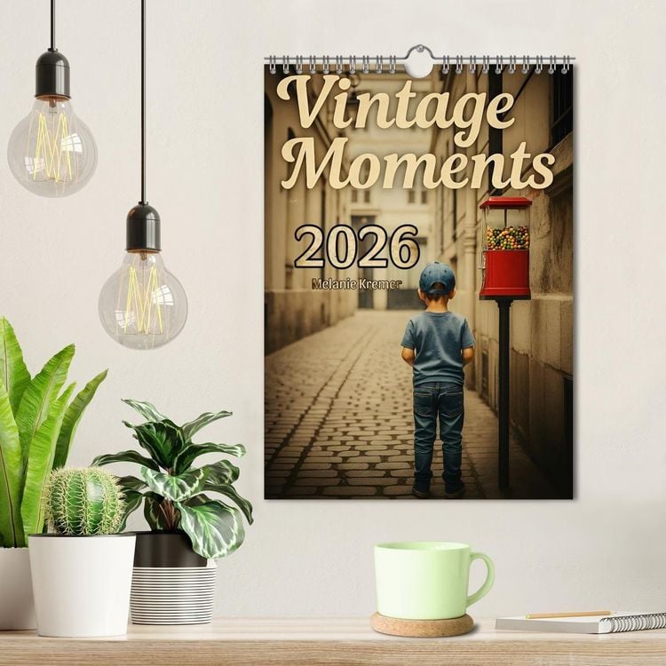 Produktbild: Vintage Moments - Klassiker f&uuml;r jeden Monat (Wandkalender 2026 DIN A4 hoch), CALVENDO Monatskalender