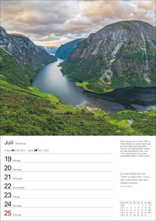 Produktbild: Skandinavien Wochenplaner 2027 - Eine Reise in 53 Bildern