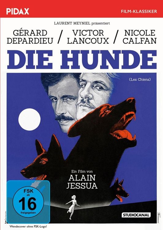 Produktbild: Die Hunde (Les Chiens) / D&uuml;sterer Thriller mit den franz&ouml;sischen Stars G&eacute;rard Depardieu und Fanny Ardant (Pidax Film-Klassiker)