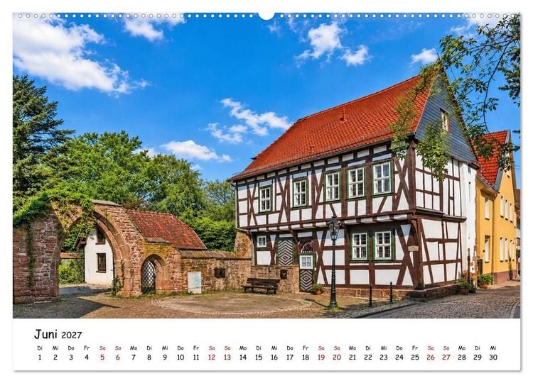 Produktbild: Gelnhausen Stadt (Wandkalender 2027 DIN A2 quer), CALVENDO Monatskalender