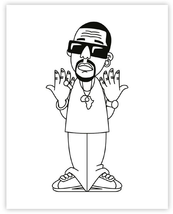 Produktbild: Hip Hop Coloring Book