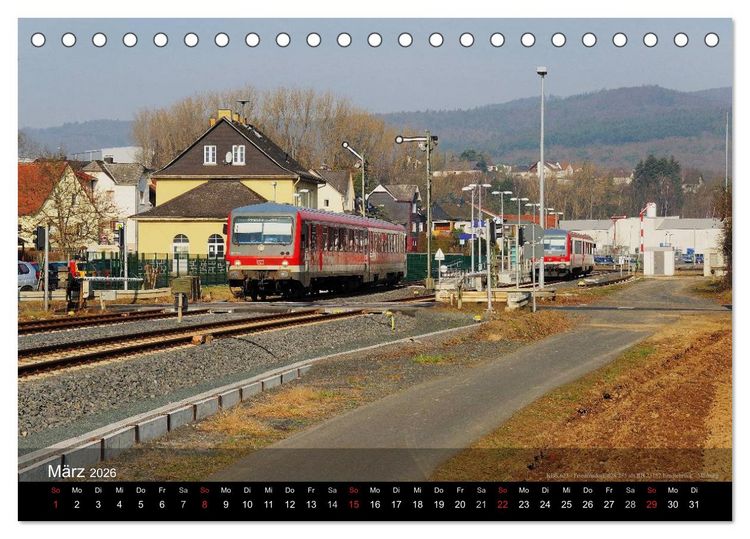 Produktbild: Eisenbahn in Mitteldeutschland (Tischkalender 2026 DIN A5 quer), CALVENDO Monatskalender