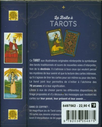 Produktbild: La bo&icirc;te &agrave; tarots : apprenez &agrave; tirer et interpr&eacute;ter les cartes