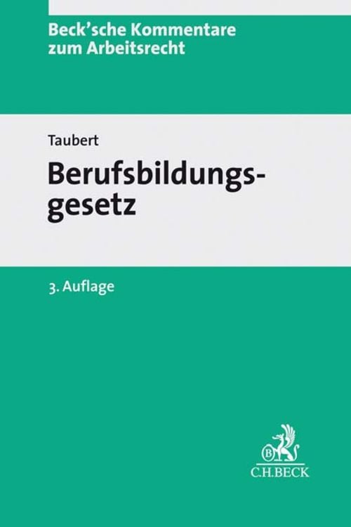 Produktbild: Berufsbildungsgesetz