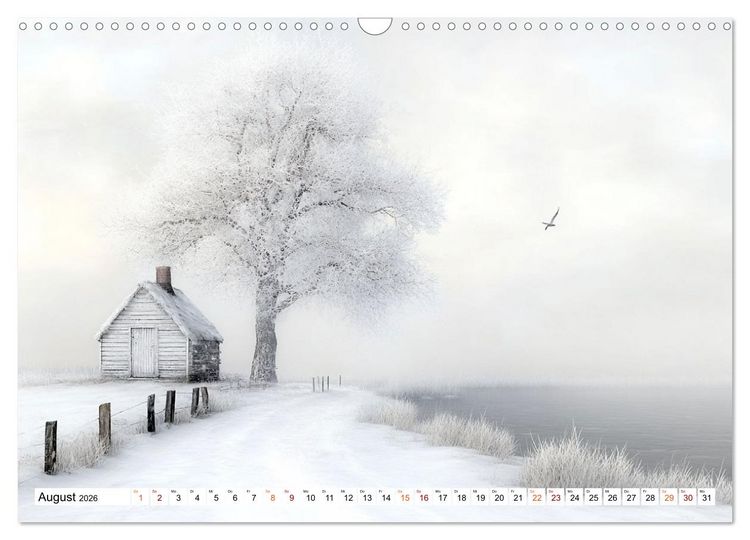 Produktbild: Wintertr&auml;ume &ndash; Zauberhafte Landschaften (Wandkalender 2026 DIN A3 quer), CALVENDO Monatskalender