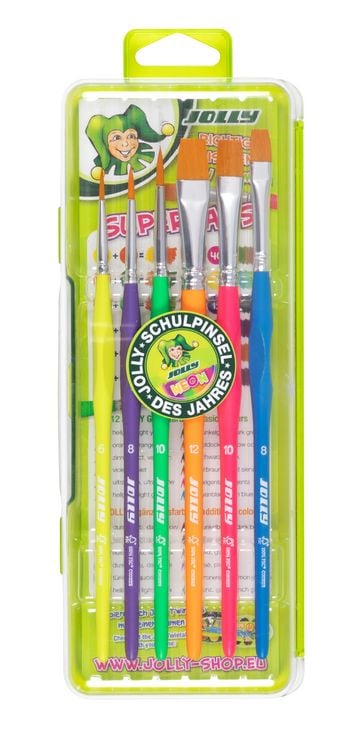 Produktbild: JOLLY Dreikant Pinselset, neon
