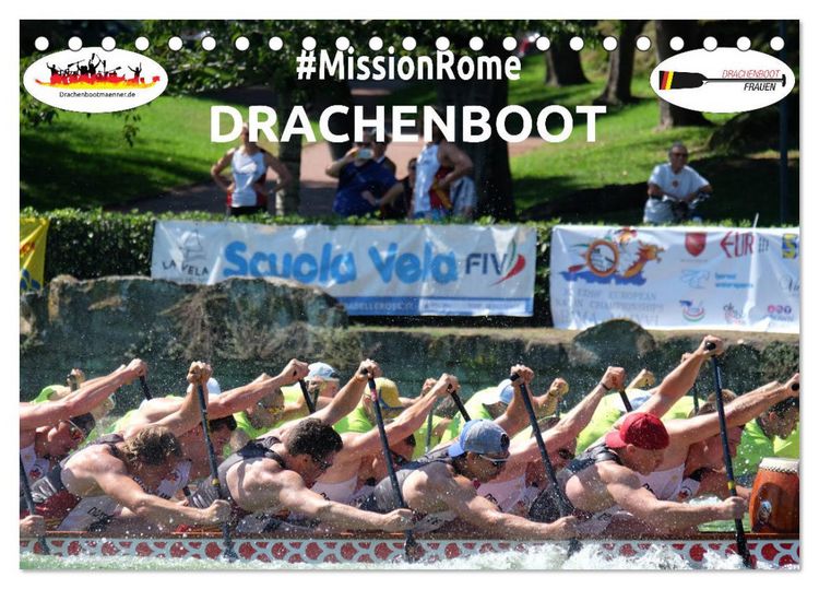 Produktbild: Drachenboot - MissionRome (Tischkalender 2026 DIN A5 quer), CALVENDO Monatskalender