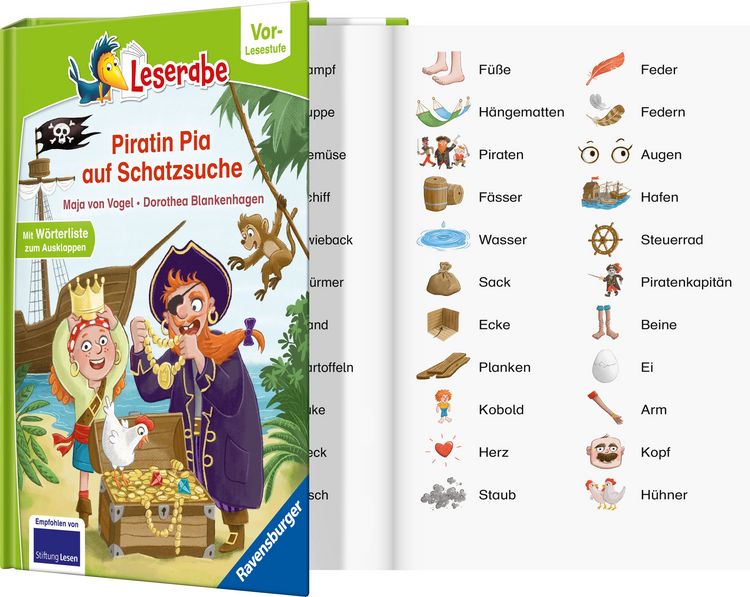 Produktbild: Leserabe Vor-Lesestufe - Piratin Pia auf Schatzsuche