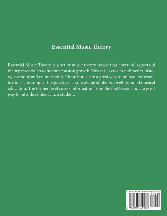 Produktbild: Essential Music Theory Primer