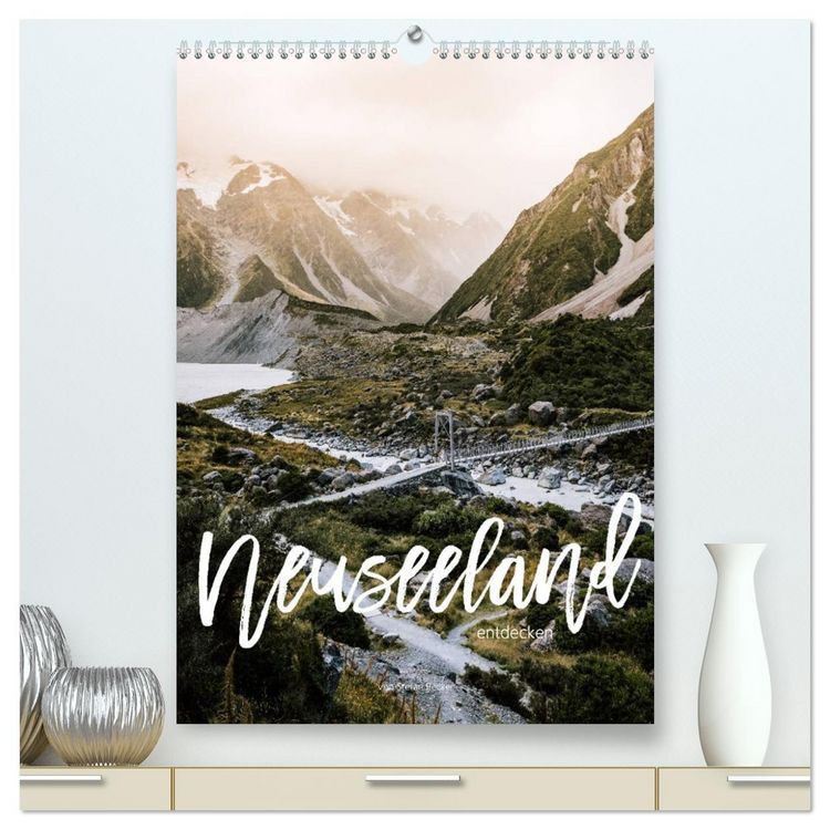 Produktbild: Neuseeland entdecken (hochwertiger Premium Wandkalender 2026 DIN A2 hoch), Kunstdruck in Hochglanz