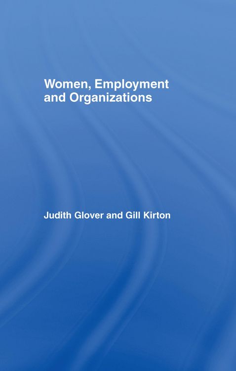 Produktbild: Women, Employment and Organizations