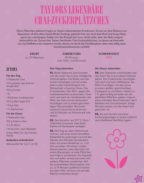 Produktbild: Taylor's Kitchen - Das ultimative Swiftie-Kochbuch