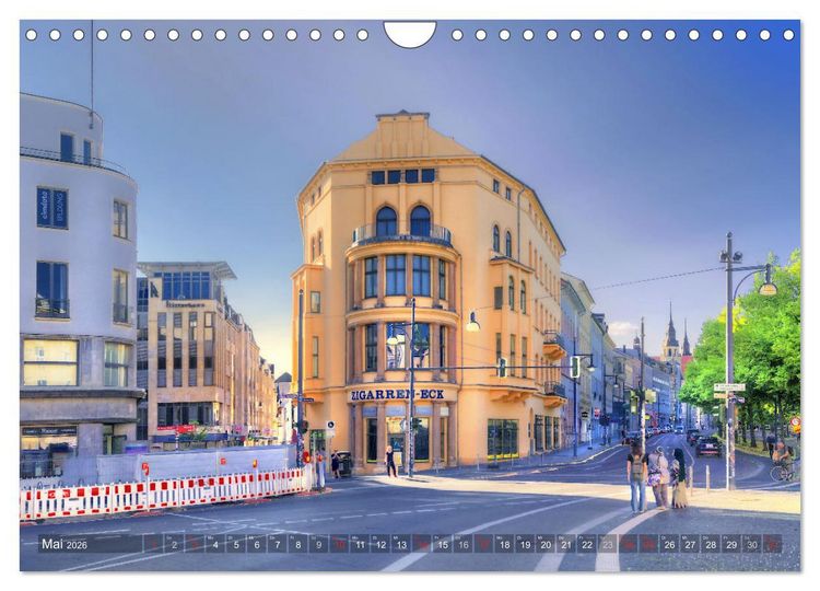 Produktbild: Halle an der Saale - Stadtansichten (Wandkalender 2026 DIN A4 quer), CALVENDO Monatskalender