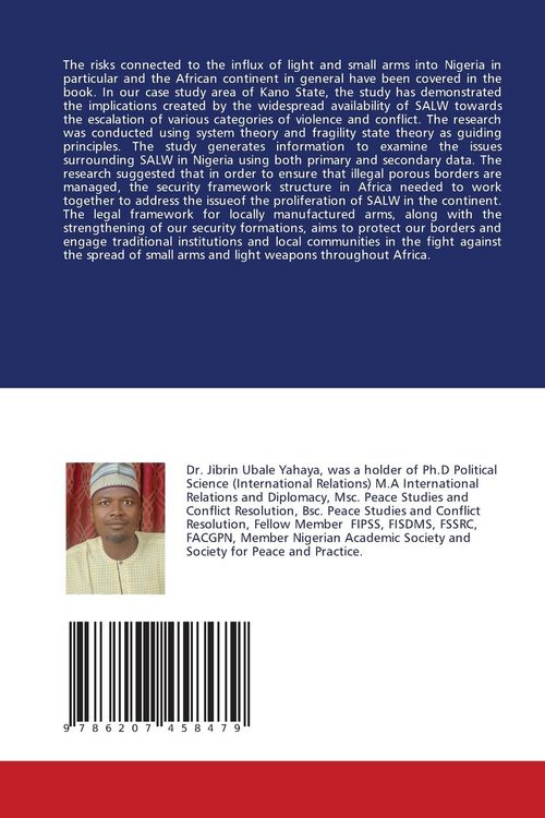 Produktbild: AN EVALUATION OF THE EFFECTS OF SALW PROLIFERATION IN WEST AFRICA