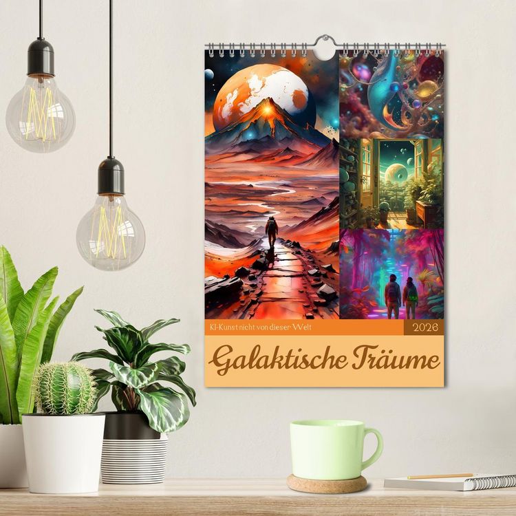 Produktbild: Galaktische Tr&auml;ume (Wandkalender 2026 DIN A4 hoch), CALVENDO Monatskalender