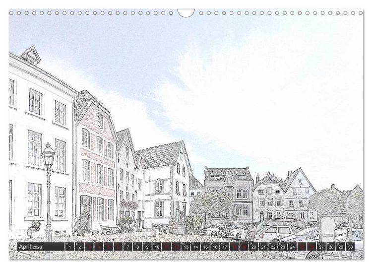 Produktbild: MAL-TOUR Deutschland (Wandkalender 2026 DIN A3 quer), CALVENDO Monatskalender