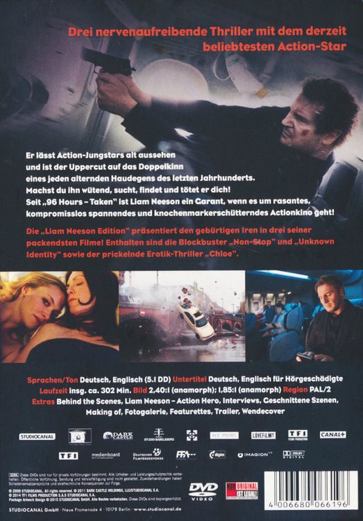 Produktbild: Liam Neeson Edition [3 DVDs]