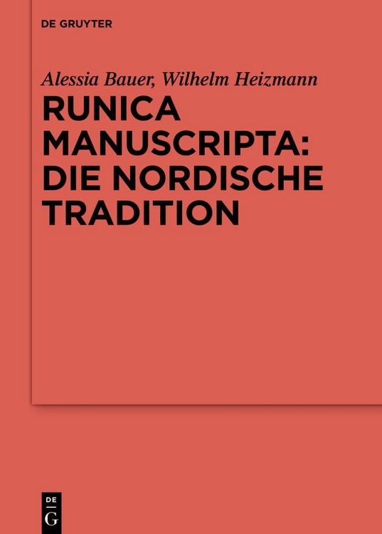 Produktbild: Runica manuscripta: Die nordische Tradition