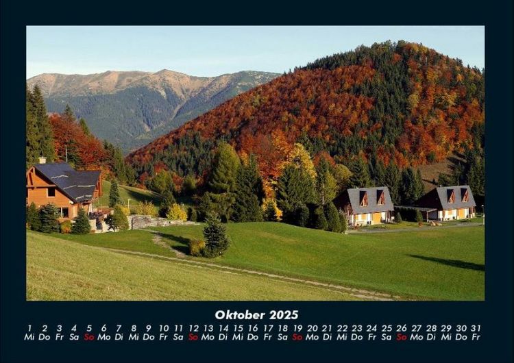 Produktbild: Landschaftskalender 2025 Fotokalender DIN A4