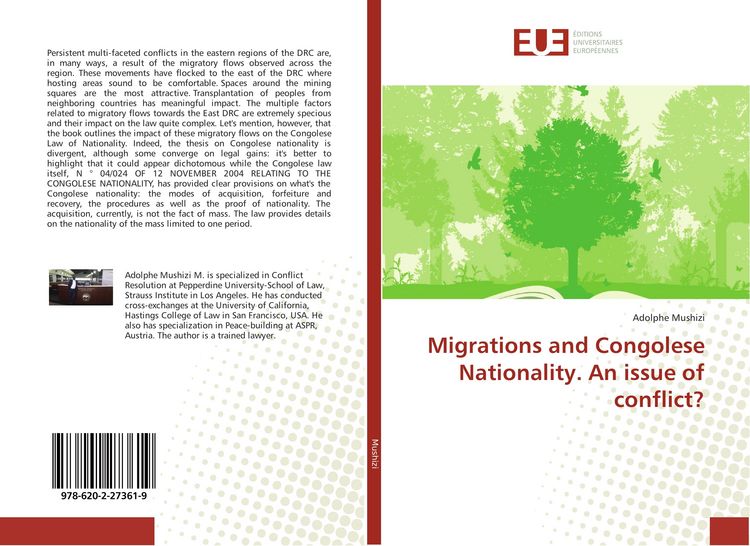 Produktbild: Migrations and Congolese Nationality. An issue of conflict?