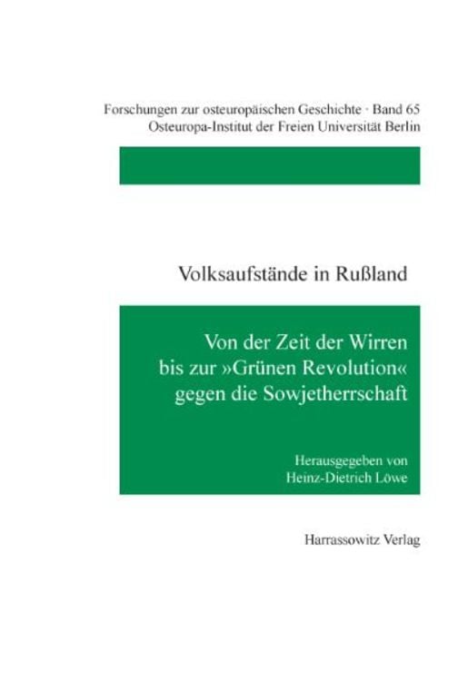 Produktbild: Volksaufst&auml;nde in Russland