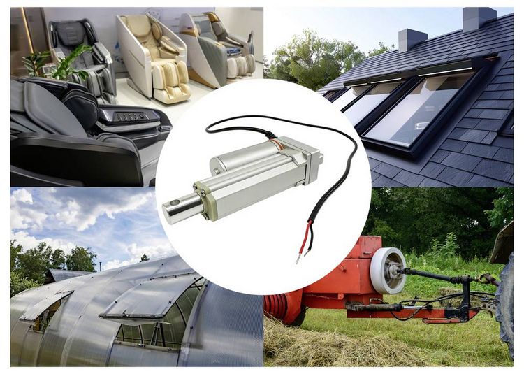 Produktbild: TRU COMPONENTS Elektrozylinder TC24-50-1000 TC-13492788 Hubl&auml;nge 50 mm Schubkraft 1000 N 24 V/DC 1 St.