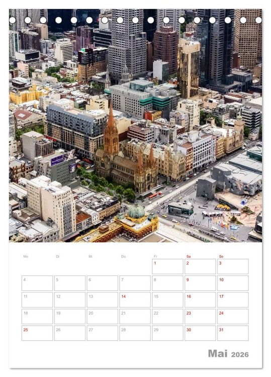 Produktbild: g'day Australien 2026 (Tischkalender 2026 DIN A5 hoch), CALVENDO Monatskalender