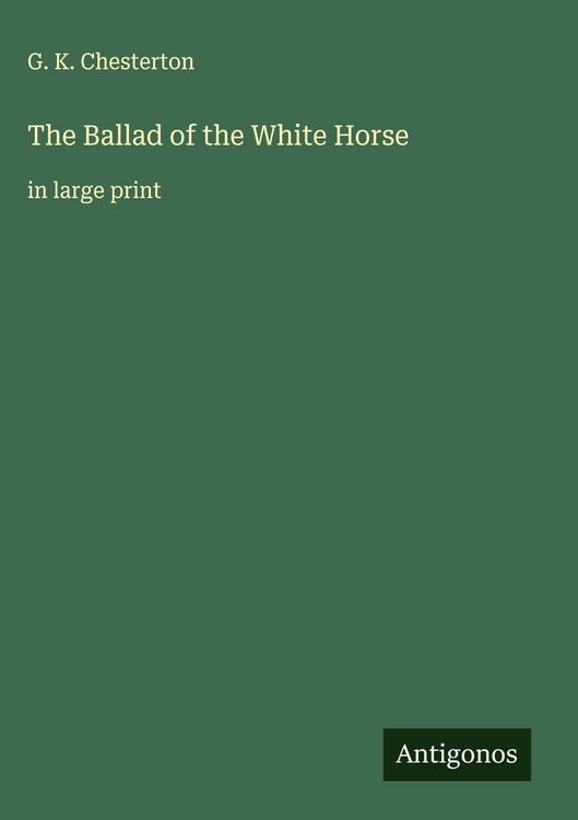 Produktbild: The Ballad of the White Horse