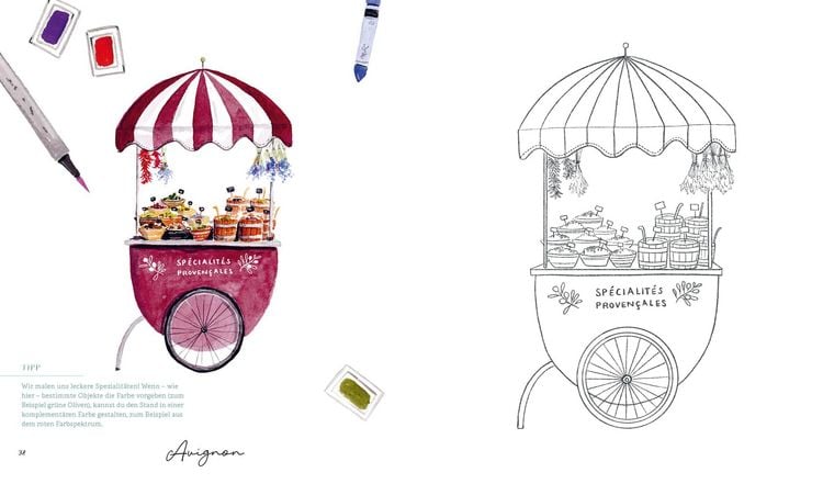 Produktbild: Colour in the city &ndash; Mein urbanes Ausmalbuch