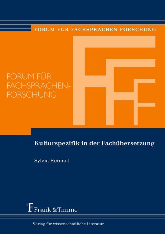 Produktbild: Kulturspezifik in der Fach&uuml;bersetzung