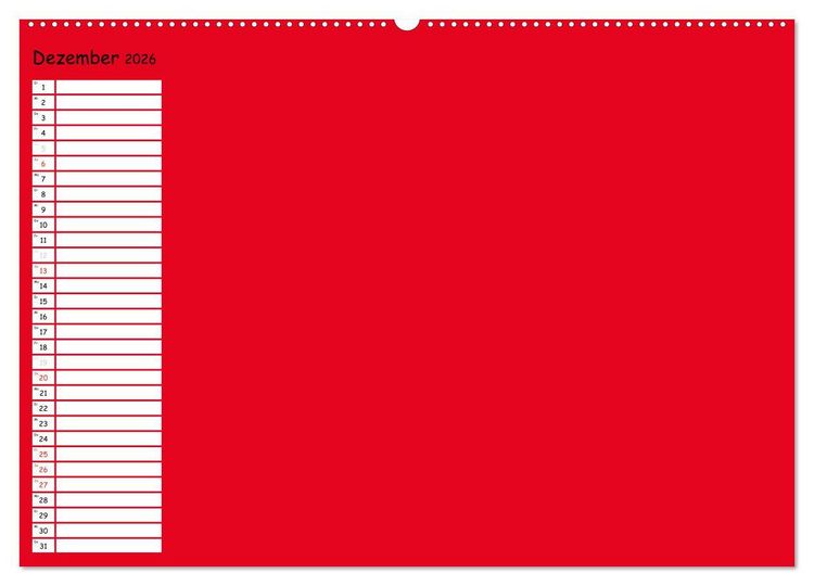 Produktbild: Bunter Bastelkalender (Wandkalender 2026 DIN A2 quer), CALVENDO Monatskalender