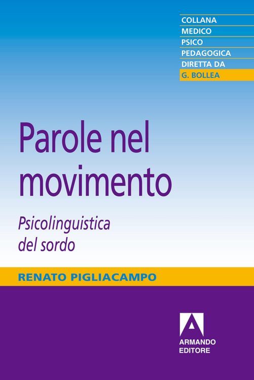 Produktbild: Parole nel movimento. Psicolinguistica del sordo