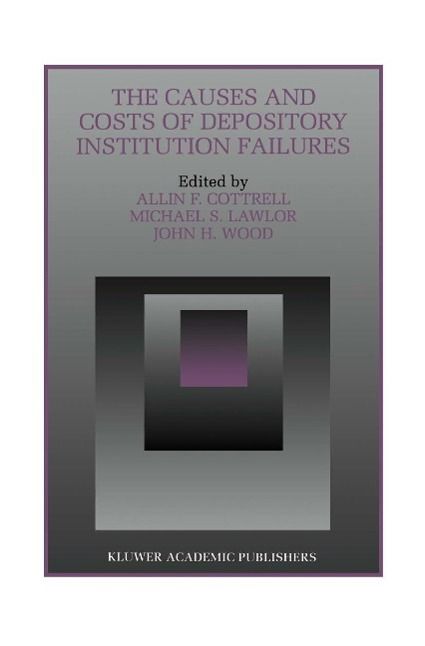 Produktbild: The Causes and Costs of Depository Institution Failures